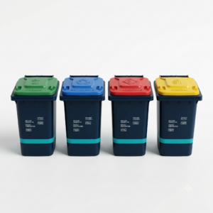 Fully Coloured Bins (Segregation Set)